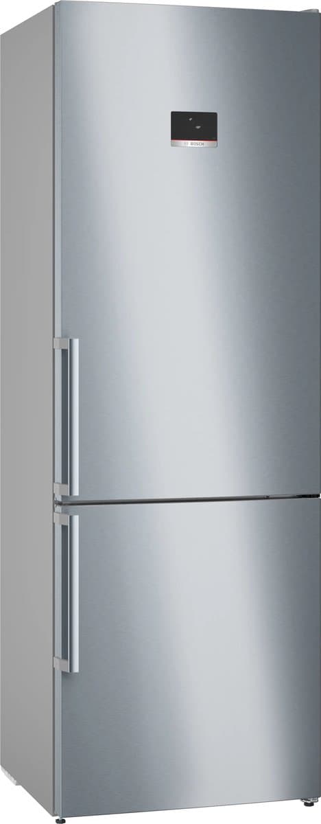 Bosch Serie 4 KGN497ICT koel-vriescombinatie Vrijstaand 440 l Roestvrijstaal — afbeelding 1