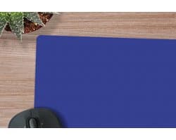 Muismat - Muismat xxl - Mousepad - Muismat blauw - Blauw - Effen - Muismat xl - Gaming muismat - 80x80 cm - Bureau onderlegger - Bureaumat - Muismat xxl blauw - Muismatten