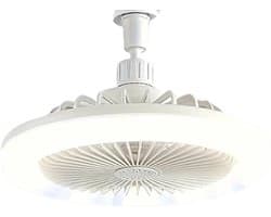 Bovista Plafondventilator - Met Verlichting - Plafond Ventilator - Met Lamp - Plafonniere Met Ventilator - Met Licht - 25cm