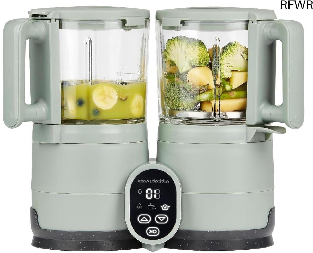 RFWR® Multifunctionele Baby Keukenmachine - 4 in 1 Stoom Blender met Grote Capaciteit - Ideaal voor Gezonde Maaltijden — afbeelding 1