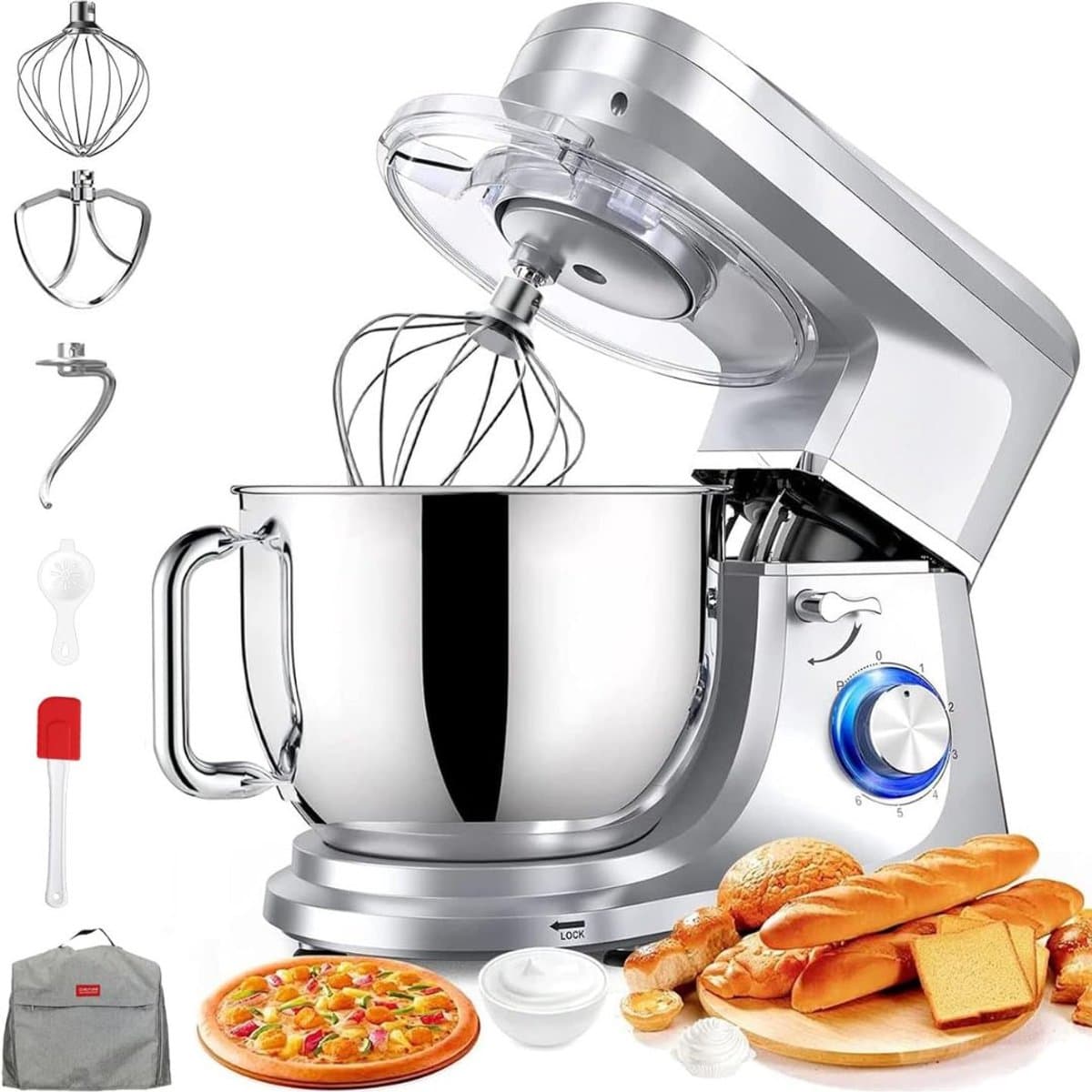 DailySupplies® Keukenrobot - Keukenmachine - Keukenmixer — afbeelding 1