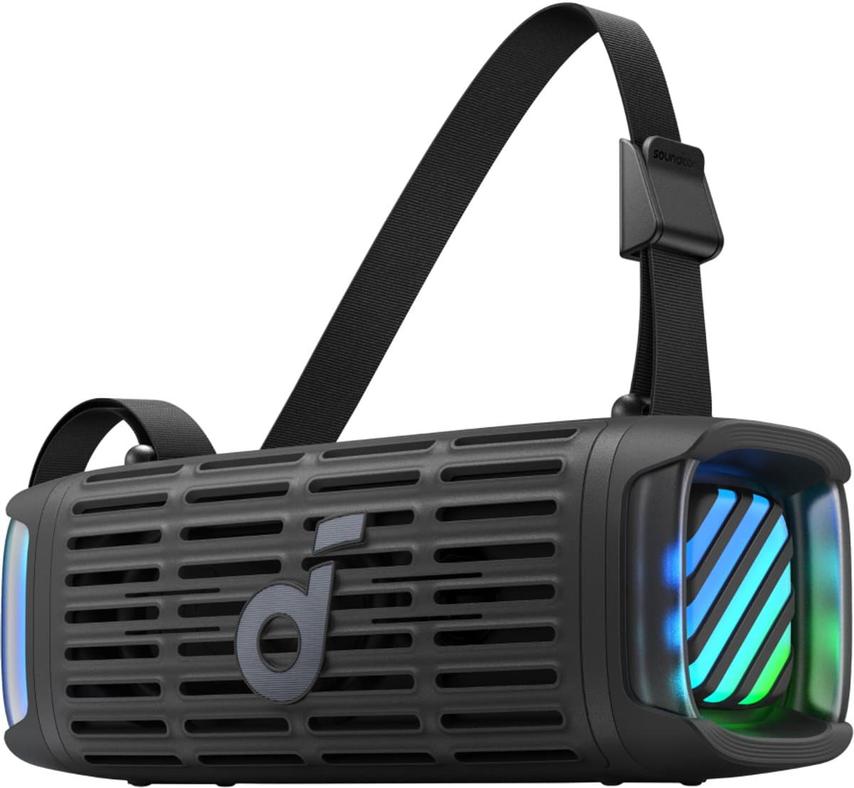 soundcore Boom 3i van Anker - Robuuste outdoorluidspreker - Bluetooth-luidspreker - Waterdicht IP68 - 50W BassUP 2.0 - Geluid - Bluetooth 5.3 - 16 uur speeltijd - Lichtshow + TWS-stereo - Kajakken - Vissen - Kamperen — afbeelding 1