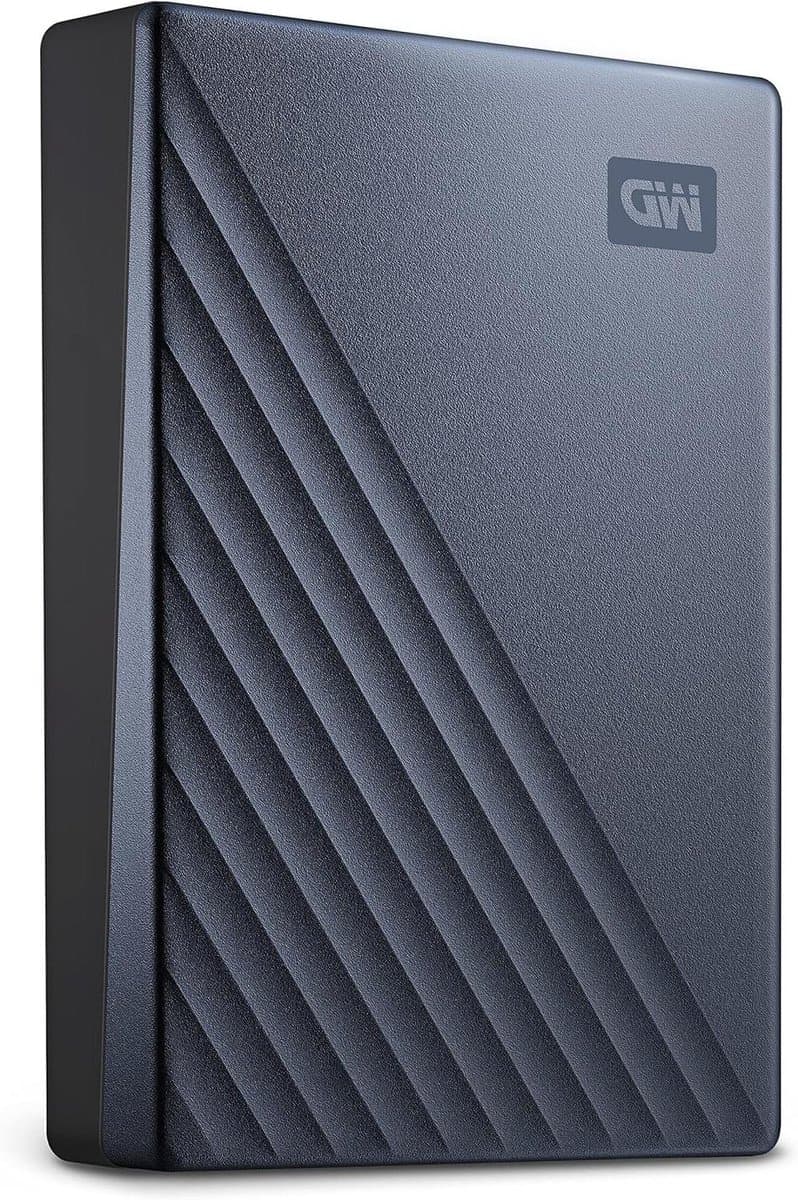 Externe Harde Schijf - Draagbare Opslag Externe SSD - Bestanden Opslaan - USB-C Technologie - 2 TB - Blauw — afbeelding 1