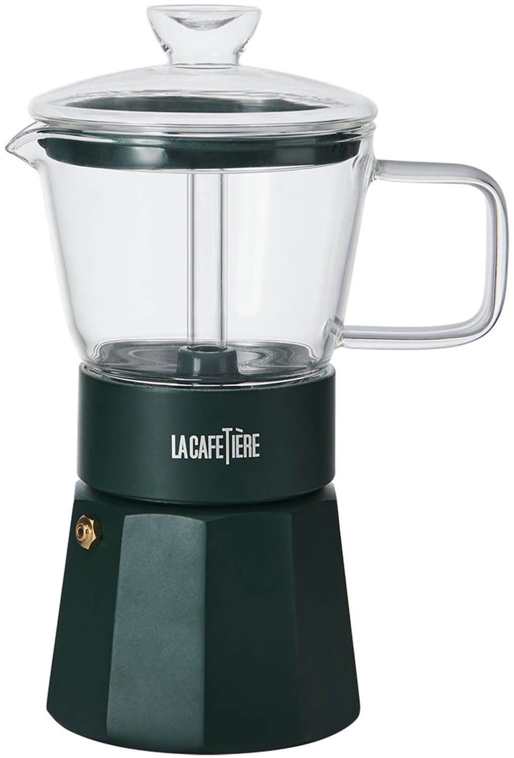 Espresso Maker, 6 Cups, 0.29 L, RVS, Glas, Groen - La Cafetière | Verona — afbeelding 1