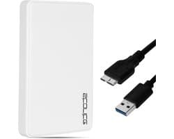 Externe harde schijf - Draagbare opslag - Gegevens back-uppen - Ultrasnelle USB 3.0 - 120 GB - Wit