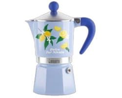 Bialetti RAINBOW Moka Express 0,15 l Blauw, Geel, Roestvrijstaal
