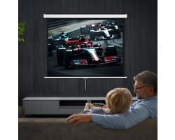 MODFU - Beamer Scherm - Hoogte Verstelbaar - 84 Inch - 4:3 - Wit