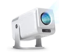 Mini Beamer 1080p Full HD - LED Projectie - 1920 x 1080 Resolutie - Wit - Voor Thuisbioscoop En Zakelijk Gebruik