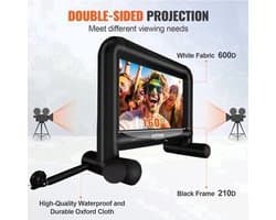 Beamer Scherm - Projector Scherm - Projector Screen - Projector Scherm voor Beamer - Projector Doek - Home Cinema Thuisbioscoop - Draagbare Beamer - Outdoor Projectie - 16ft