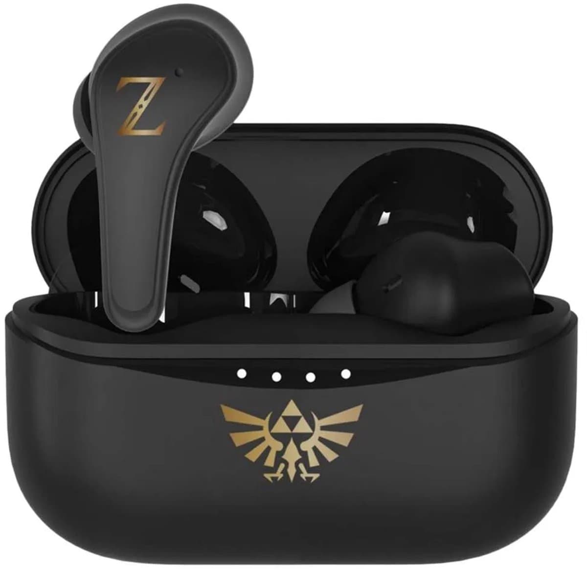 Zelda - draadloze oordopjes | earpods - met oplaadcase - touch control - extra eartips - TWS (zwart) — afbeelding 1