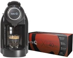 Volautomatische Koffiecapsulemachine - Zwart - 1L - Geschenkverpakking XL - Inclusief 40 Capsules