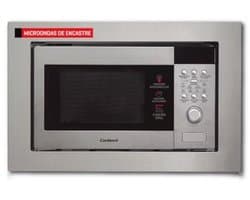 Inbouwmagnetron 20 liter RVS met Grill en Automenu - 800W