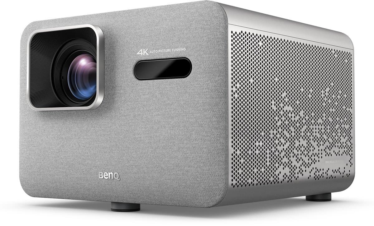 BenQ TK705i 4K HDR Laser 3000 ANSI Lumen Film en Gaming Beamer - Projector met 5ms Reactietijd - HDR10+ & HLG - Google TV Android 15 - Automatische 2D keystone correctie - Auto Focus - Auto Cinema Mode - Compact en stijlvol design — afbeelding 1