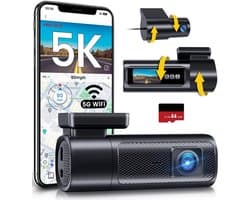 Lexium Dashcam - Daschcams - Auto - Camera - Vooruit - Achteruit - Video - Autobeveiliging - Parkeerbeveiliging - Recording - Dag en Nacht - Schadepreventie