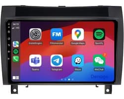CarPlay autoradio geschikt voor Mercedes SLK | 2004 t/m 2010 | Android 13 | Draadloos Apple CarPlay & Android Auto | 2GB + 32GB | QuadCore processor | Denago DNG-A40 | 2025 model | 2004 2005 2006 2007 2008 2009 2010 | Bluetooth & Wifi