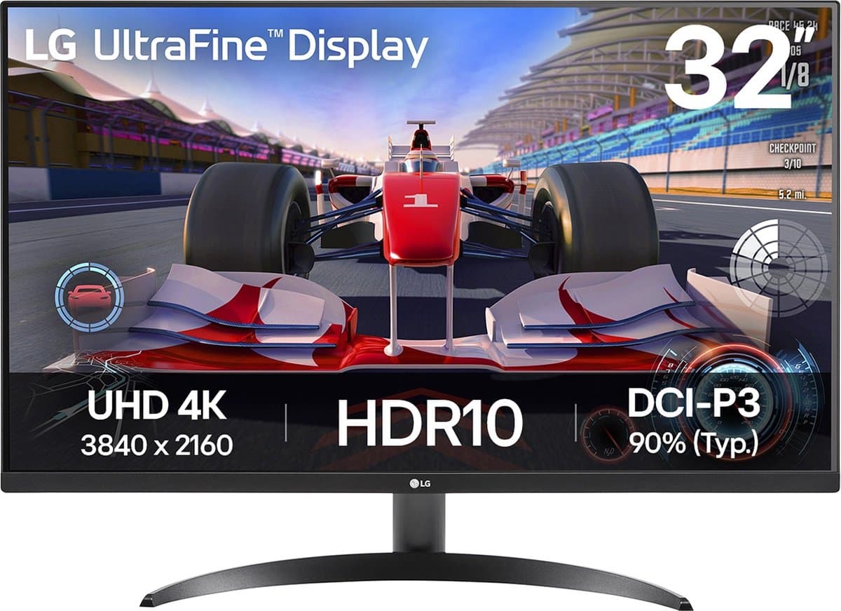 LG 32UR500K-B - 32" monitor - UltraFine™ 4K UHD - HDR10 — afbeelding 1