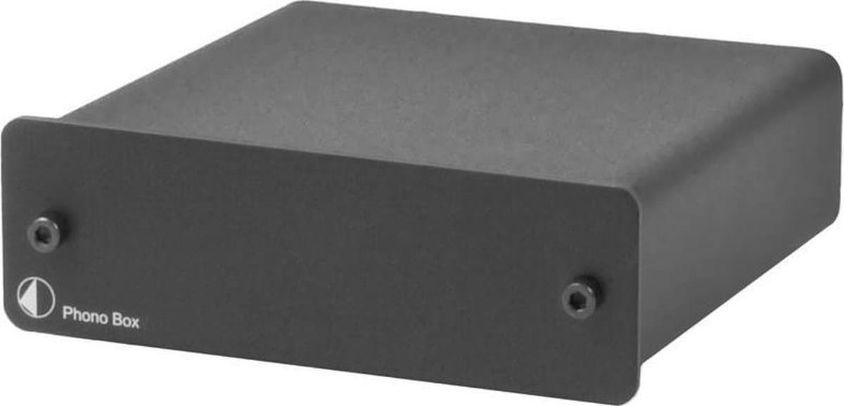 Pro-Ject Phono Box DC Voorversterker MM/MC - Hoogwaardige Signaalversterking - Helder en Nauwkeurig Geluid - Duurzaam & Betrouwbaar - Zwart — afbeelding 1