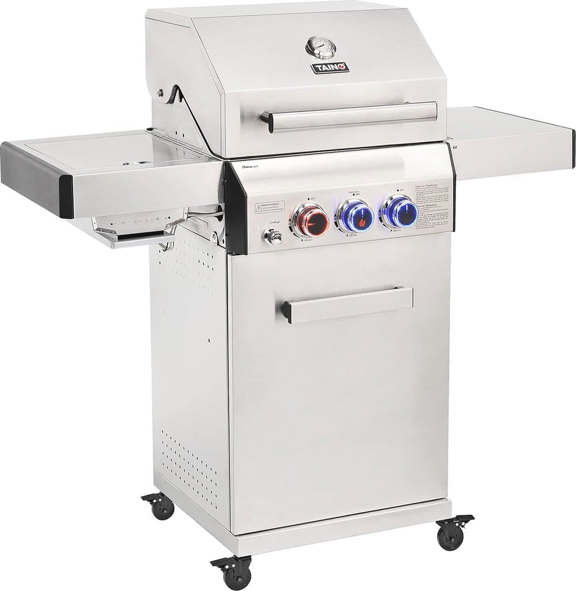 Gasgrill met Roestvrij Staal en Sear-Burner voor BBQ en Grilling — afbeelding 1