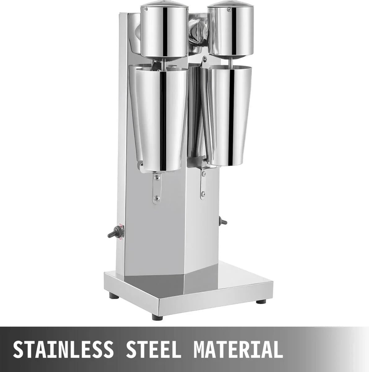 Carlovo Milkshake Machine - Milkshake Maker - Blender - Smoothie Maker - RVS - Smoothie - Dubbele Beker - Milkshake - 800ml - 180W — afbeelding 1