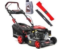 Benzinegrasmaaier met achterwielaandrijving en 5-traps maaihoogteverstelling - 42 cm maaibreedte