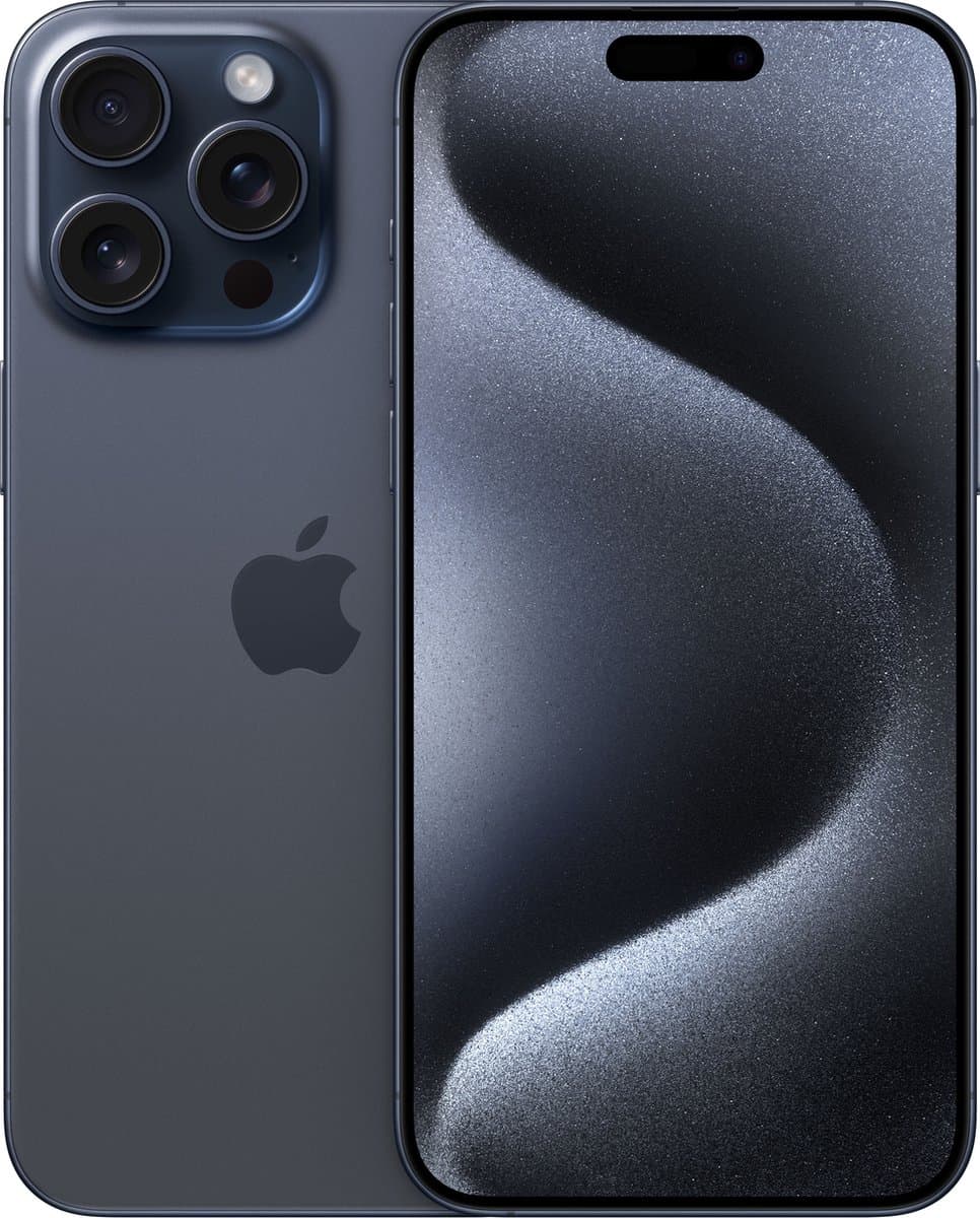 Apple iPhone 15 Pro Max - 512GB - Blauw Titanium — afbeelding 1