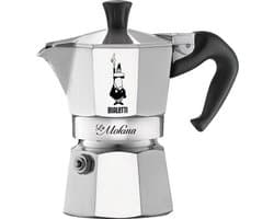 Bialetti 0002380 handmatig koffiezetapparaat Moka Express 0,04 l Roestvrijstaal