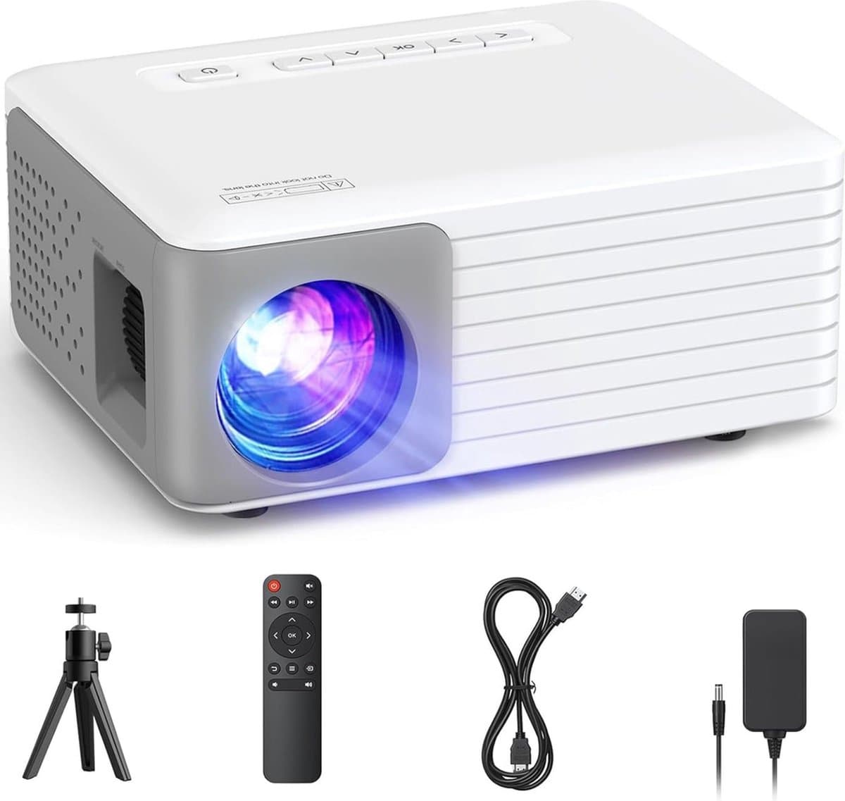 DailySupplies® Mini Beamer - Mini Projector - Mini Beamer Smartphone - Wit — afbeelding 1