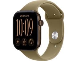 Apple Watch Series 12 - Wifi - 46 mm - Donkerbrons - M/L