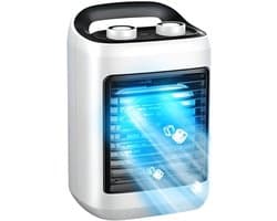 Mini Airconditioner - Persoonlijke Koeler - Persoonlijke Verkoeling - Stille USB Oplaadbaar - 26 x 15 x 26 cm - Wit