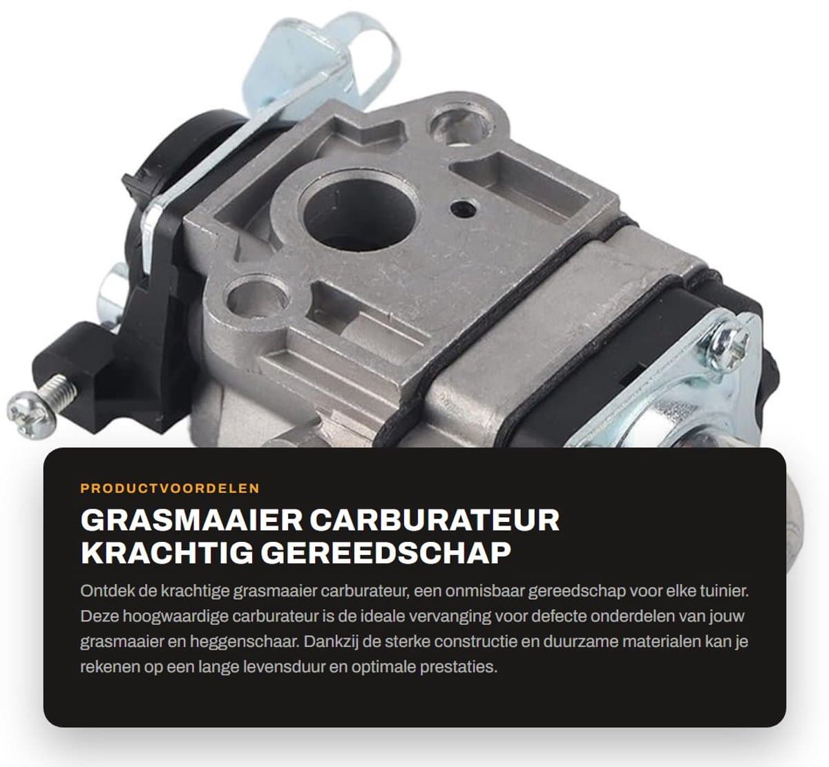 Dailygoods- Carburateur Vervanging 33CC/36CC - Carburateur Reiniger - Carburateur Afstelgereedschap - Krachtig Gereedschap - Duurzaam Materiaal - Eenvoudig te Installeren - Motorcarburateur — afbeelding 1