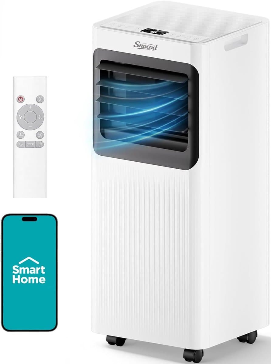 Mobiele airco 7000 BTU ,stille draagbare airco met ontvochtiger, ventilator en slaapmodus 3-in-1 functie - 27 m² — afbeelding 1