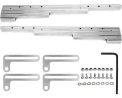 Geschikt Voor bougiekabelboom beugel voor Chevrolet SBC BBC SBF 302 350 454 V8 motor, zilver.