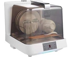 Mini Vaatwasser - Compacte Afwasser - Keuken Gemak - 4 Wasprogramma's - 48 x 38 x 40 cm - Wit