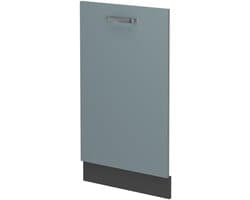 Vaatwasserfrontpaneel - Paneel voor vaatwasser - Keuken Integreren - Naadloze integratie - 45 cm - Blauw-grijs