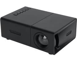Allecto - PUSOKEI Mini Projector - 1920x1080p Full HD Draagbare Beamer met 6000 Lumen en Ingebouwde Speaker
