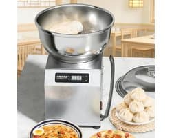 Elektrische Kneedmachine - Keukenmachine Mixer - Deeg Maken - Dubbele Rotatie Technologie - 8 kg Capaciteit - Zilver