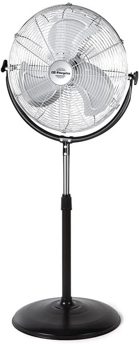 Krachtige Industriële Vloerventilator 45 cm Metalen Rotorbladen 135W — afbeelding 1