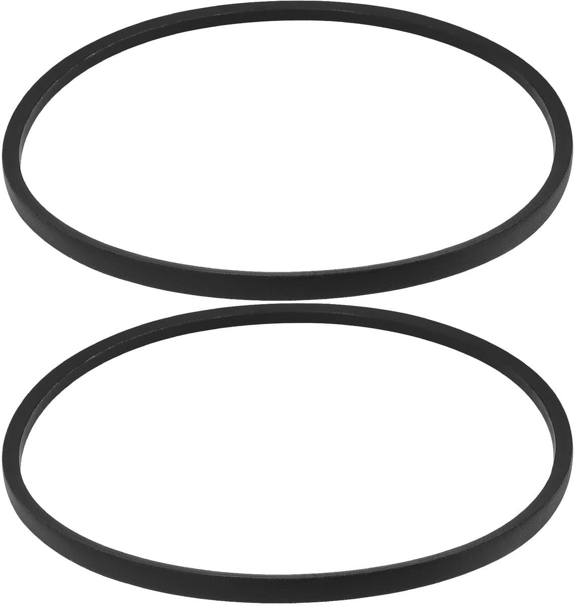 Dailygoods- Aandrijfriem V-type - 2 Stuks - Rubber - Buitenomtrek 748 mm - Binnenomtrek 710 mm - Breedte 10 mm - Compatibel met Fuxtec FX-RM 2050/2055/2060/20BS - Grasmaaier Riem — afbeelding 1