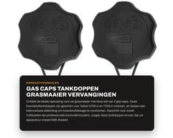 Dailygoods- Tankdop Vervangingsnummer 594061 - Brandstoftankdop - Lichtgewicht - Geschikt voor 675Exi/725Exi - Voorkomt Brandstoflekkage - ABS Materiaal
