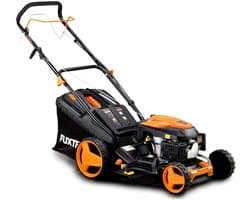 Benzine Grasmaaier - Loopmaaier Zelfrijdend - Gazon Onderhouden - 4-in-1 Functionaliteit - 46 cm Maaibreedte - Zwart