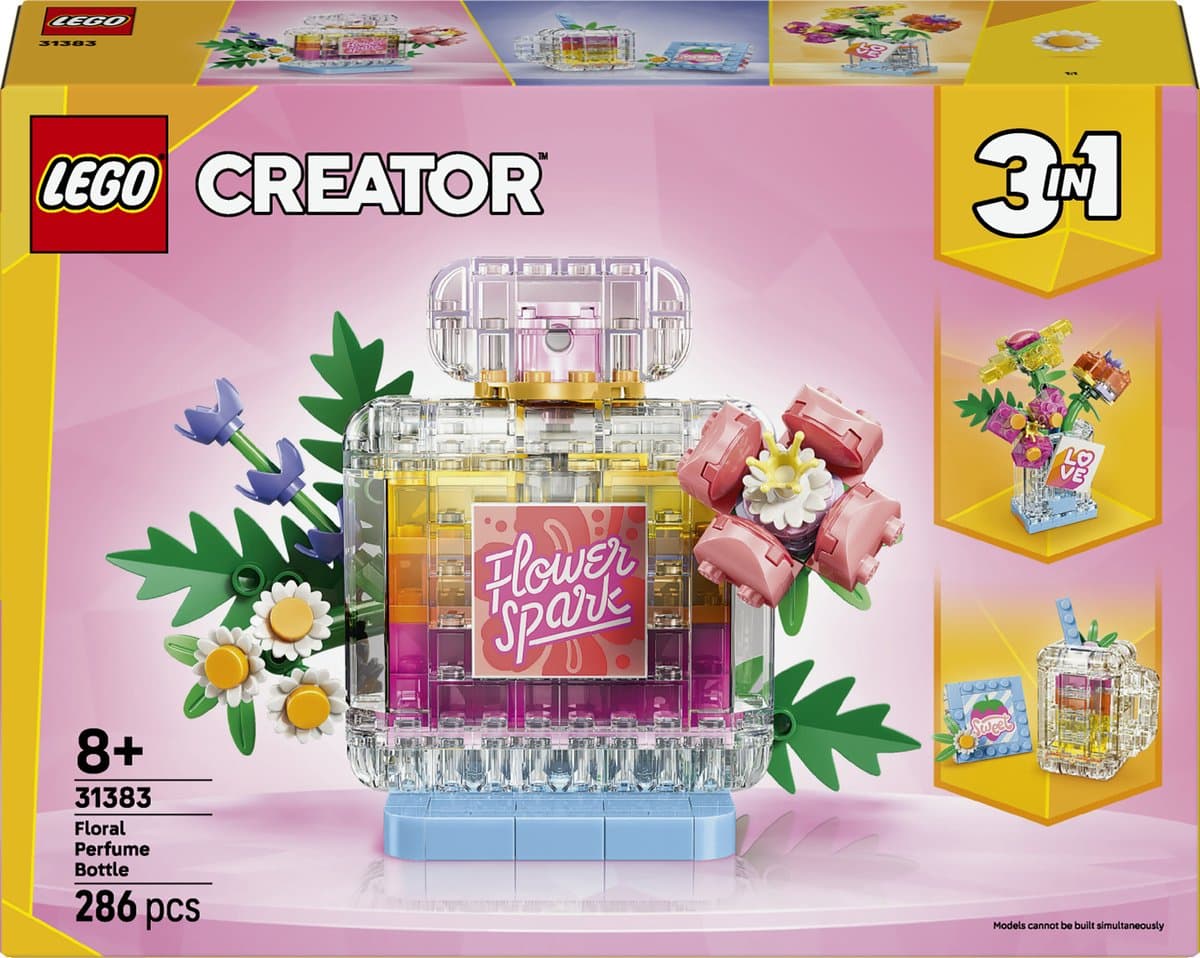 LEGO Creator 3-in-1 - Parfumfles met bloemen Constructiespeelgoed — afbeelding 1