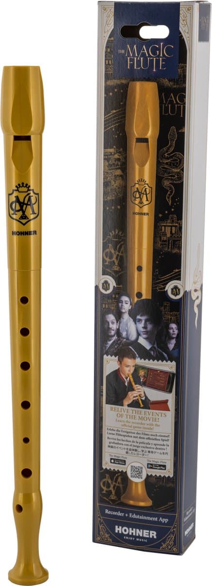 HOHNER blokfluit, Melody Line, "THE MAGIC FLUTE", Duitse vingerzetting, uit één stuk, kunststof — afbeelding 1