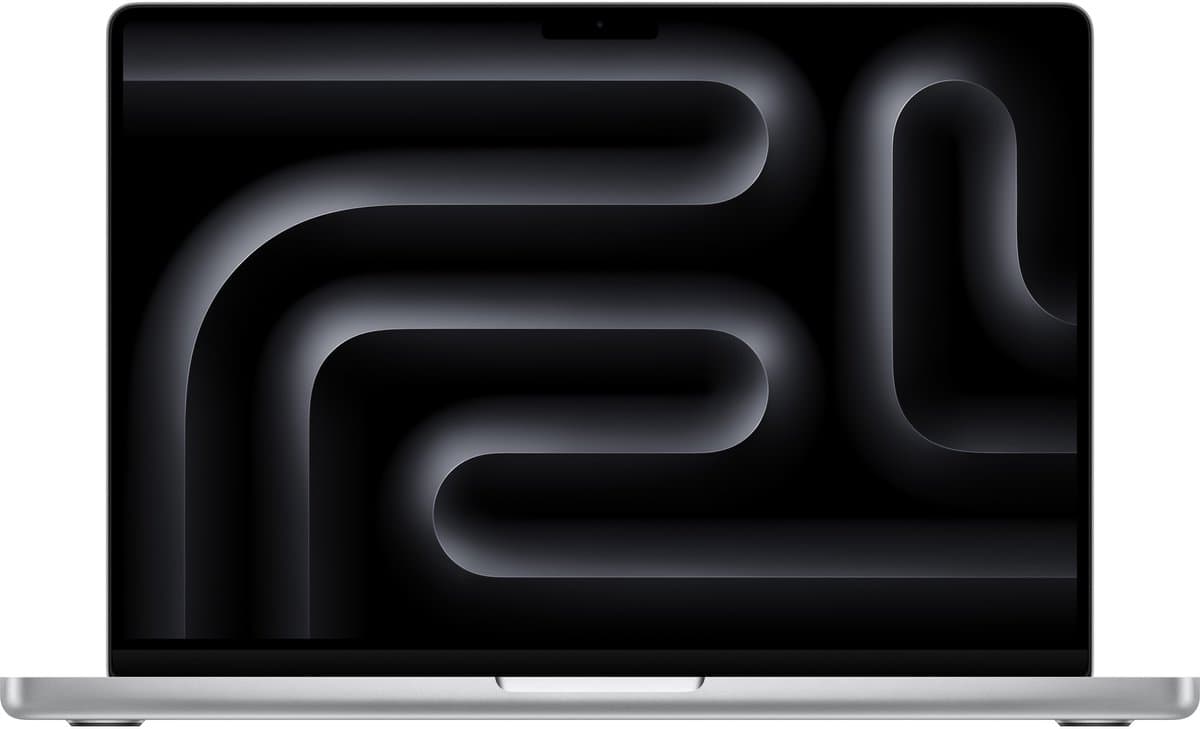APPLE MacBook Pro 14" M4 Pro 2024 512GB - 24GB QWERTY 12‑core CPU - 16‑core GPU - Zilver — afbeelding 1