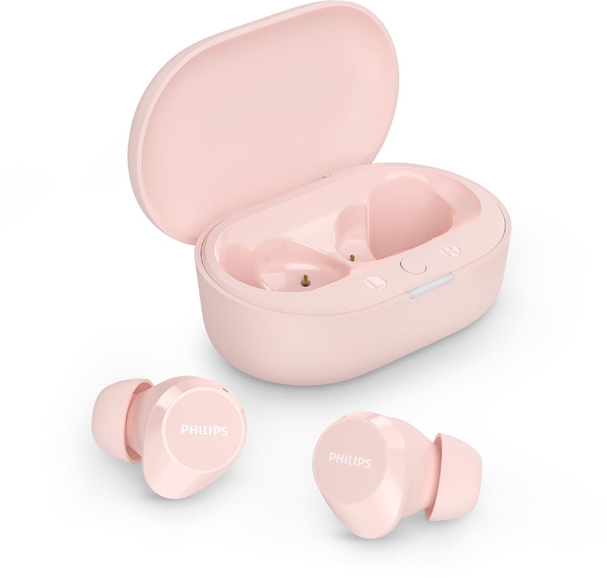 PHILIPS TAT1209PK True Wireless In Ear Bluetooth Headphones - Kleine oordopjes, Geweldige kwaliteit, Natuurlijk geluid met dynamische bass, Duidelijke gesprekken en Kleine oplaadhoes - Roze — afbeelding 1