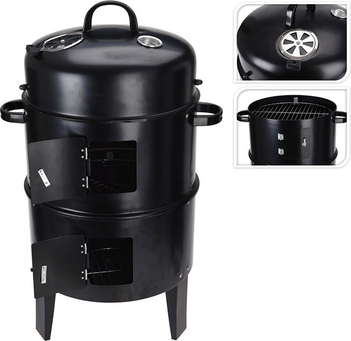Barbecue Smoker - Rook- En Grill-Oven - Ø40 X H78 Cm — afbeelding 1