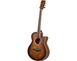 Elektrische / Akoestische Gitaar - Piëzo Element Met Stemapparaat - Voor Beginners - Westerngitaar - Linde Body - Bruin - ColourTune Series
