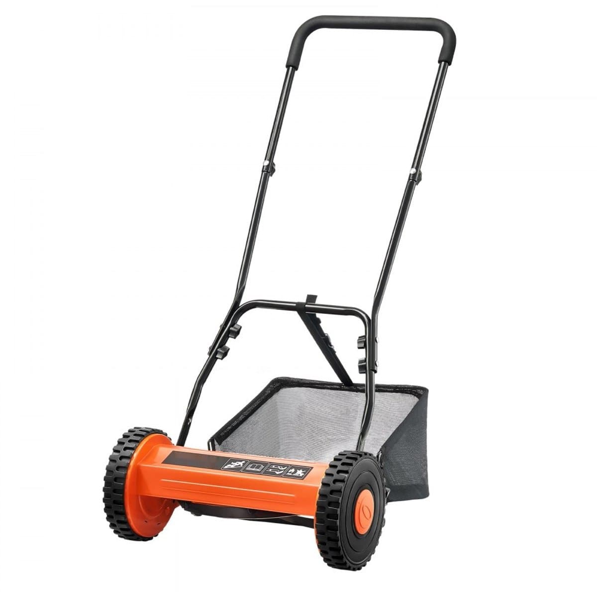 Kooimaaier - Handmatige Cilindergrasmaaier - 40 cm Maaibreedte - Verstelbare Maaihoogte 15-45 mm - 5 Messen - Met Grasopvangzak — afbeelding 1