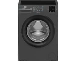 Beko BM3WFT3841A - EnergySpin - 8 Kg - Wasmachine - Zwart