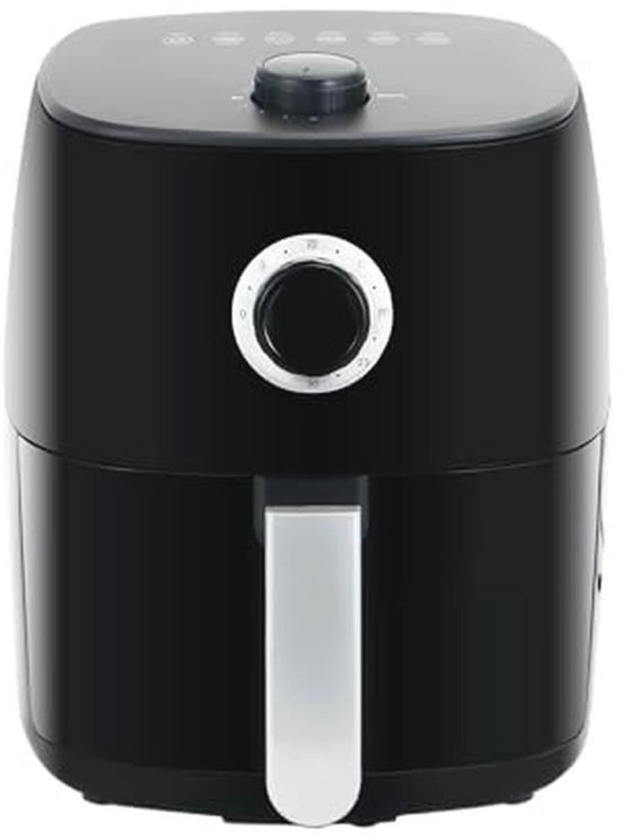 Mini Heteluchtfriteuse met Temperatuurregeling, 1400 Watt, 5-in-1 Multicooker voor Gezond Frituren en Koken — afbeelding 1