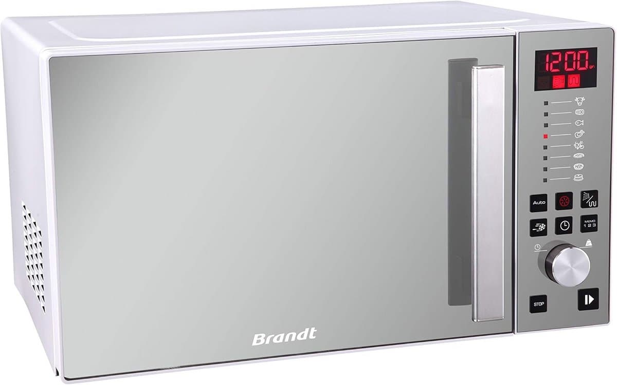 Zilveren Magnetron met Grillfunctie 900W en 8 Programma's - 26L Inhoud — afbeelding 1